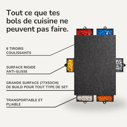 Le premier plateau dédié à la construction LEGO !