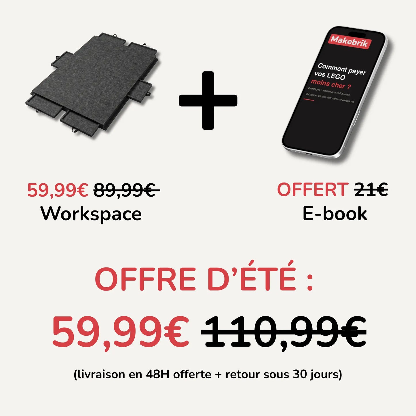 Le premier plateau dédié à la construction LEGO !